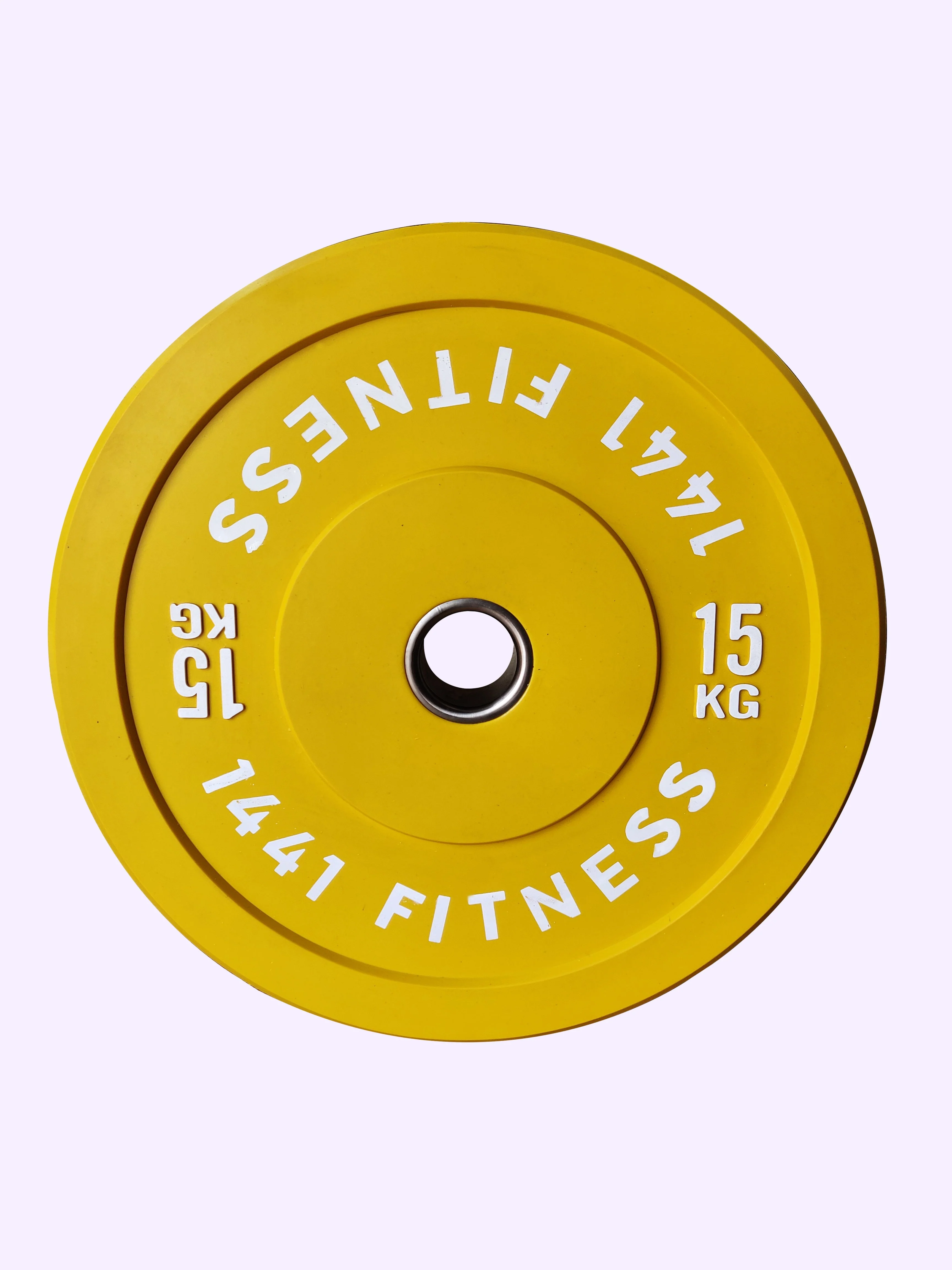 1441 Fitness - 100 Kg Olympic Rubber Bumper Plates with Barbell - Image 4