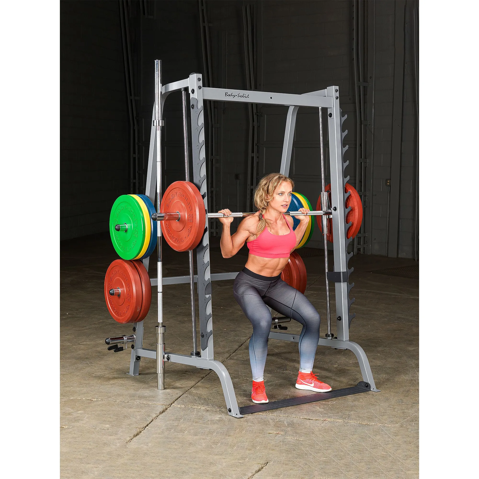 Body-Solid Series 7 Smith Machine with Lat & Pec Attachment - Image 4