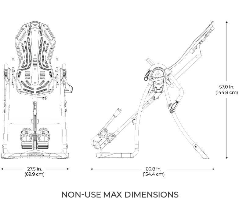 Teeter LX9 FitSpine Inversion Table - Image 12