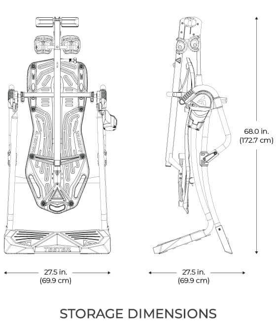 Teeter LX9 FitSpine Inversion Table - Image 13