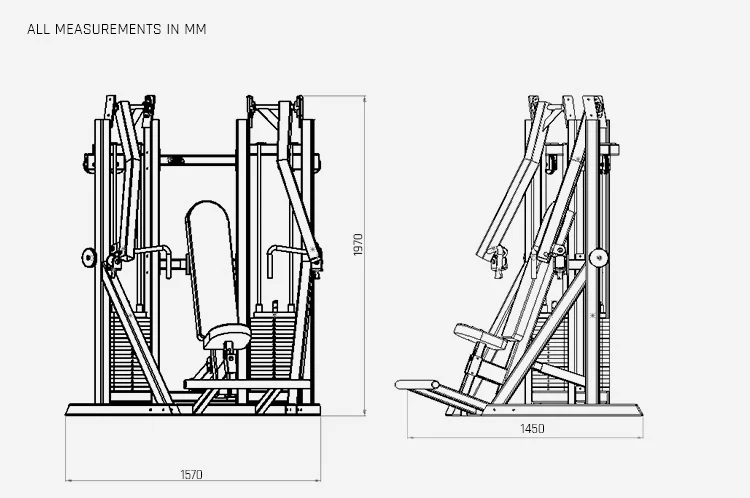 Watson Animal Dual Stack Chest Press - Image 13